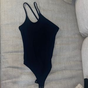 Abercrombie & Fitch One Shoulder Split Bodysuit SIZE SMALL